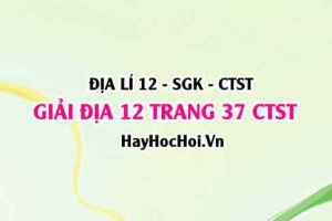 Giải Địa lí 12 trang 37 Chân trời sáng tạo SGK